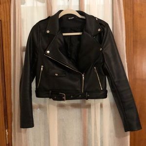 Misguided Faux Leather Jacket